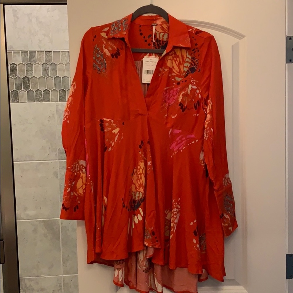 Free People Field of Butterflies Tunic